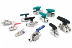 3way ball valve , بال ولو , شیر گازی , شیر توپی , شیر کروی , forged 1 , high pressure , s-lok , hansun , instrtument 3