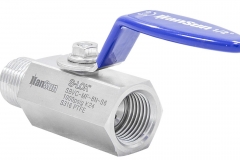 2way ball valve , بال ولو , شیر گازی  , swagelok, شیر توپی , شیر کروی ,  forged 1 , low pressure , s-lok , hansun , instrtument , ball valve